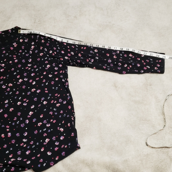 Joe Fresh Cotton Floral Long Sleeve Tee 1X - Picture 11 of 11